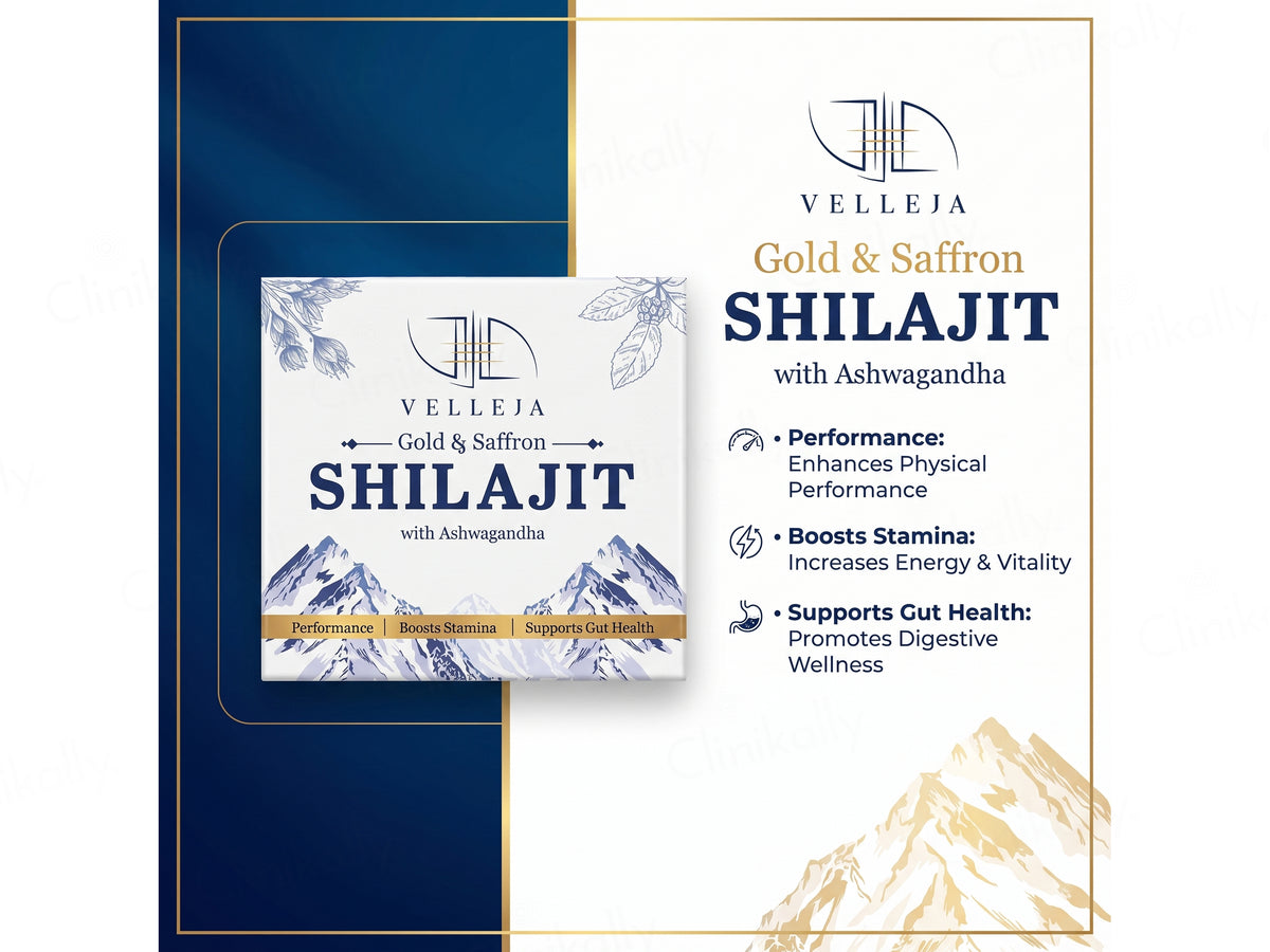 Velleja Gold & Saffron Shilajit With Ashwagandha