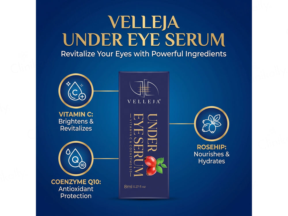 Velleja Vitamin C & Coenzyme Q10 Under Eye Serum