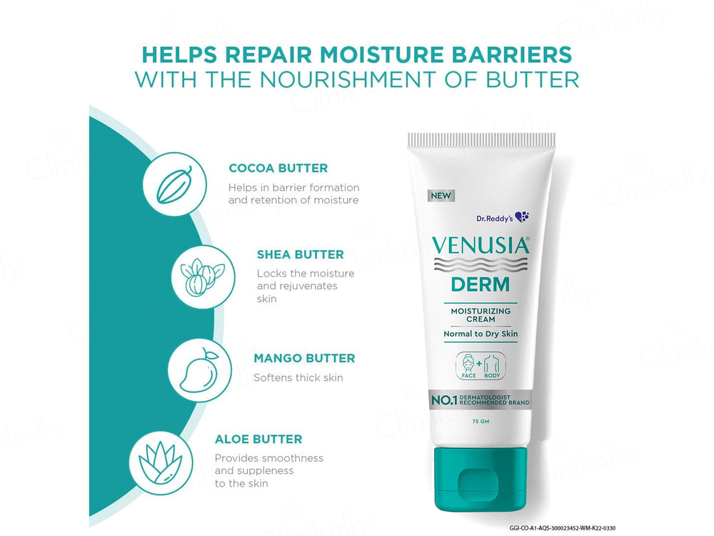 Venusia Derm Face & Body Moisturizing Cream