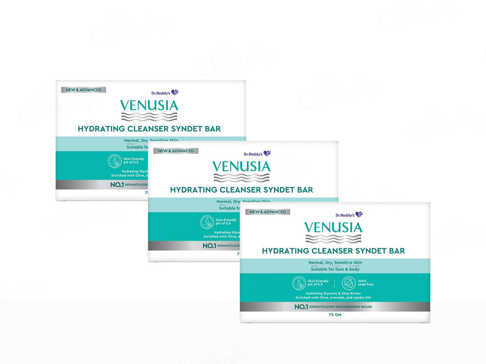 Venusia Hydrating Cleanser Syndet Bar