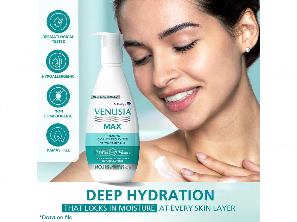 Venusia Max Intensive Moisturizing Lotion