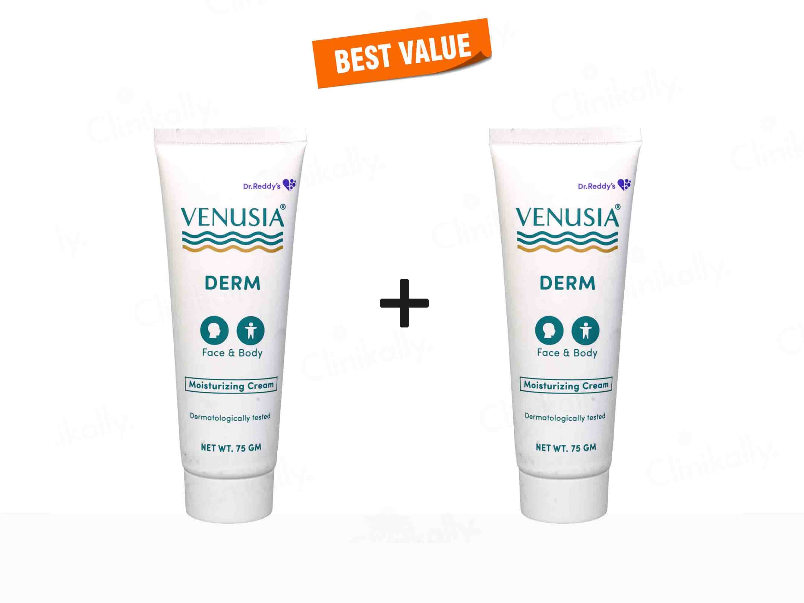Venusia Derm Face & Body Moisturizing Cream - Clinikally