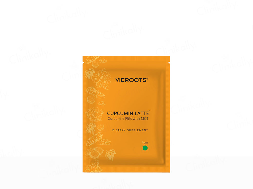 Vieroots Curcumin Latte With MCT Dietary Supplement Powder