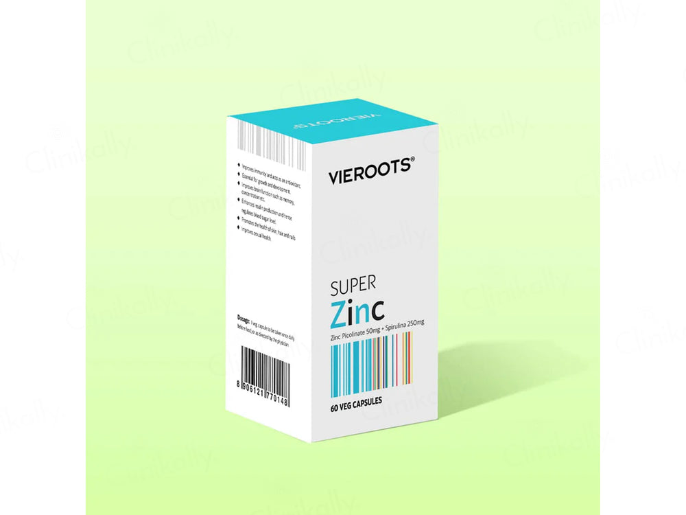 Vieroots Super Zinc Veg Capsule