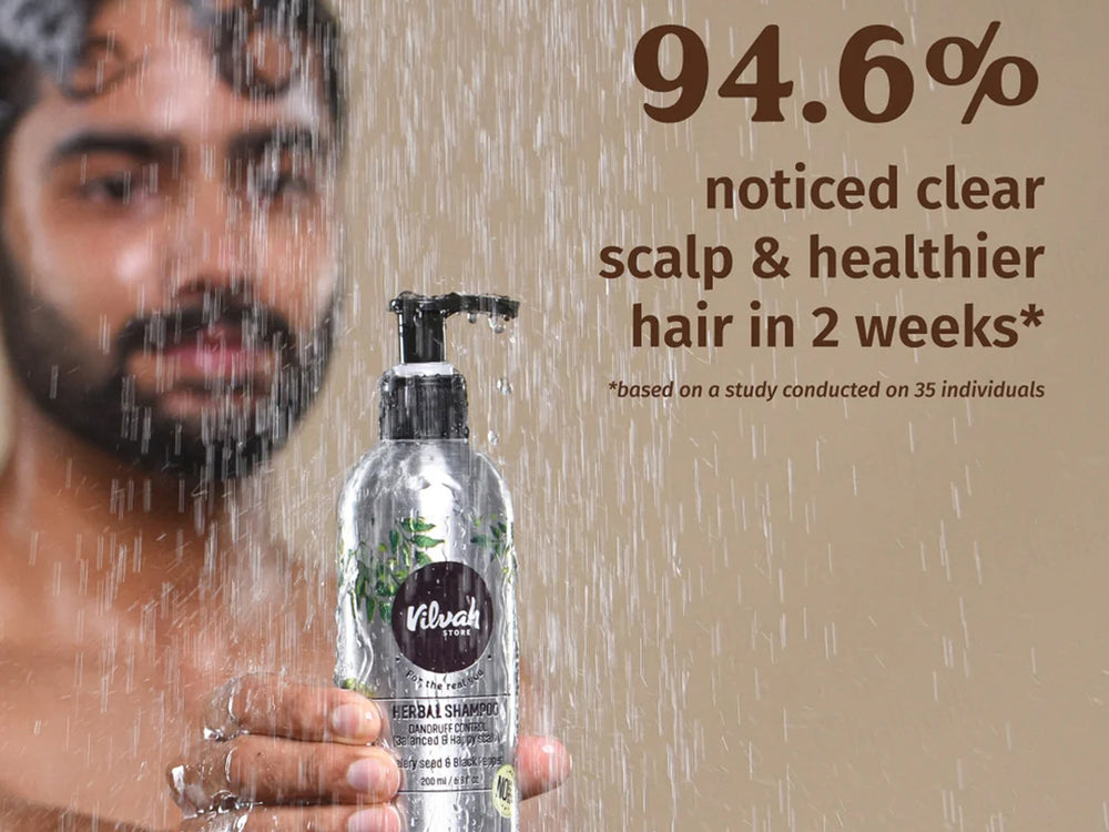 Vilvah Store Herbal Dandruff Control Shampoo