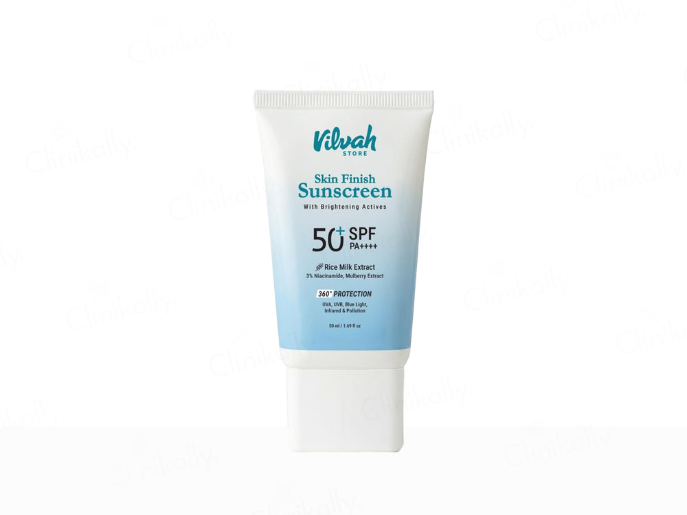 Vilvah Store Skin Finish Brightening Sunscreen SPF 50+ PA++++