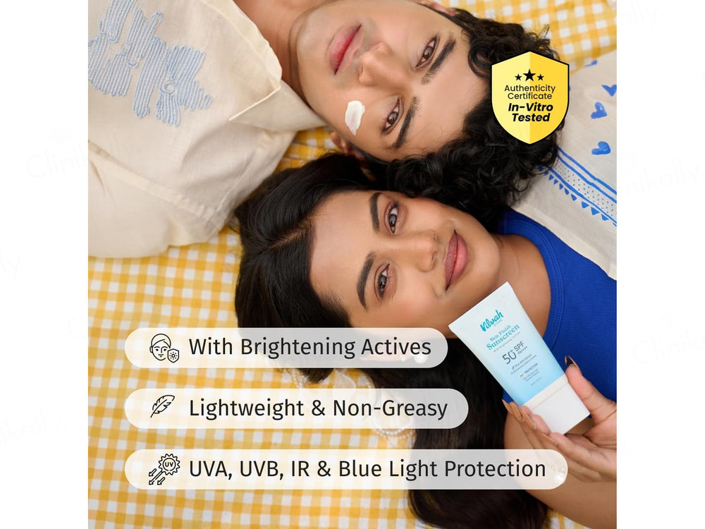 Vilvah Store Skin Finish Brightening Sunscreen SPF 50+ PA++++