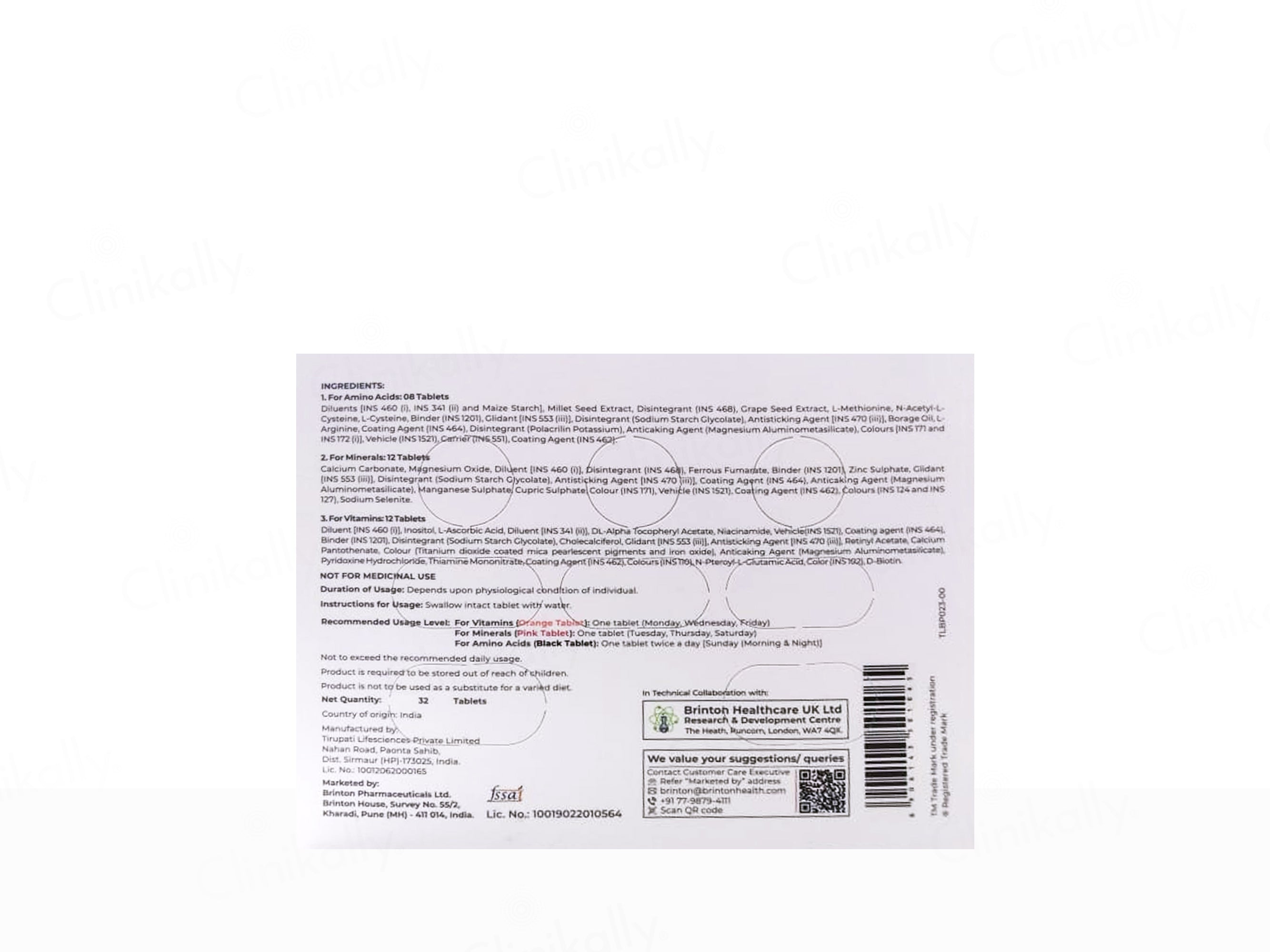 Well Grow Eva Cyclical Therapy Tablet For Women