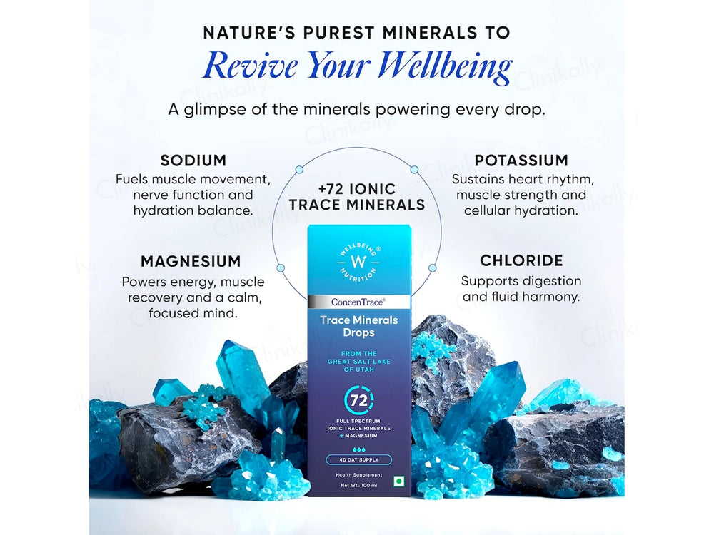 Wellbeing Nutrition ConcenTrace Mineral Drops