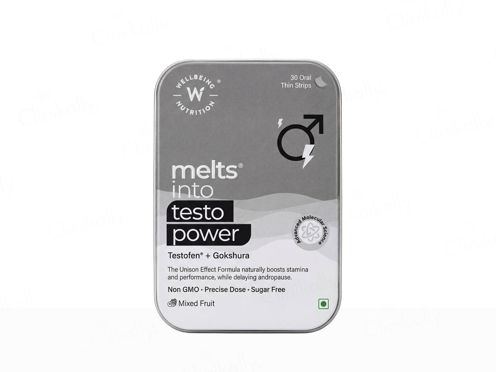 Wellbeing Nutrition Melts Into Testo Power Oral Strip