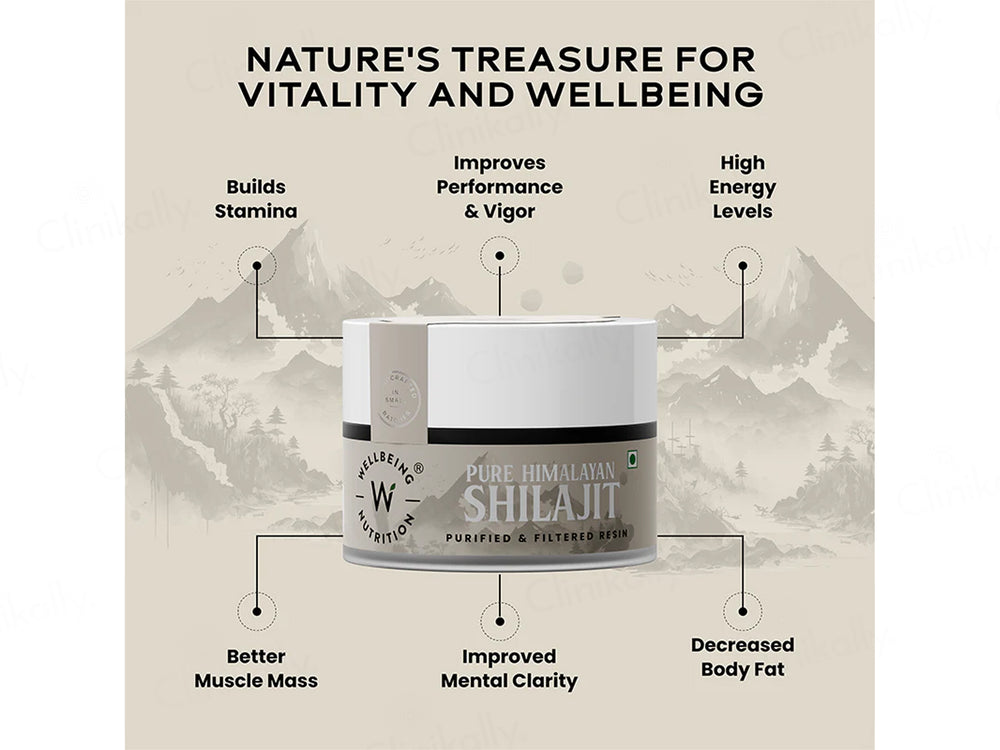 Wellbeing Nutrition Pure Himalayan Shilajit Resin