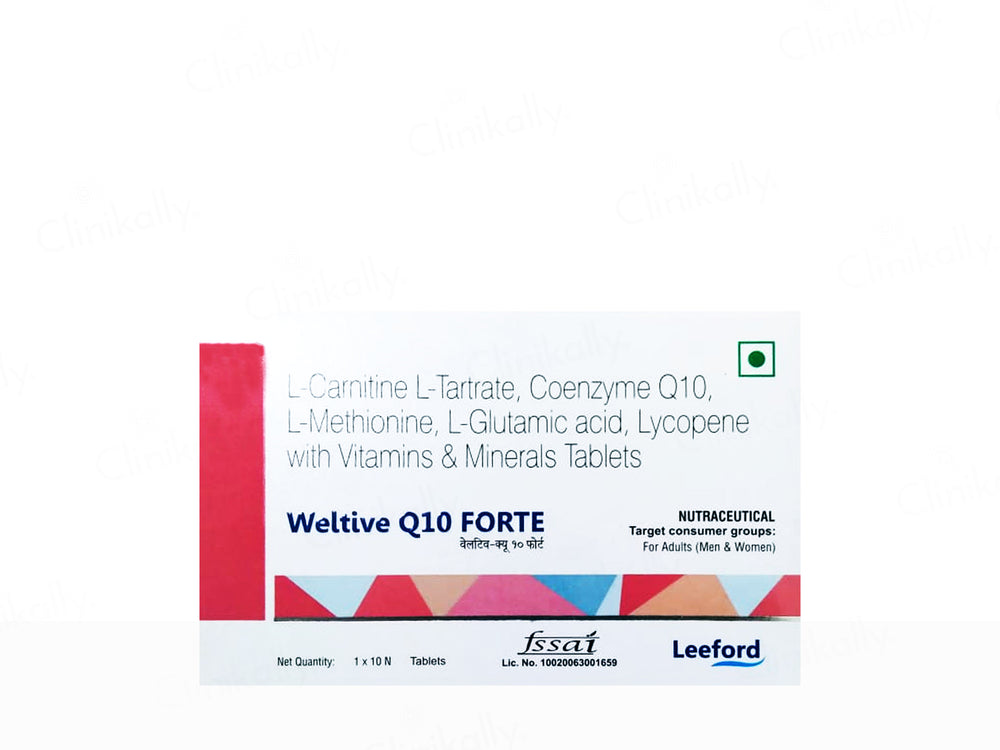 Weltive Q10 Forte Nutraceutical Tablet For Men & Women