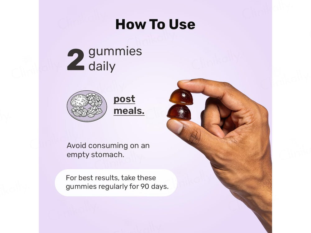 What's Up Wellness Shilajit Resin Nutraceutical Gummies With Gold Dust - Imli Flavour