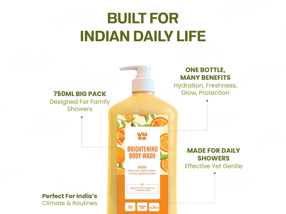 Wild Oak Brightening Body Wash