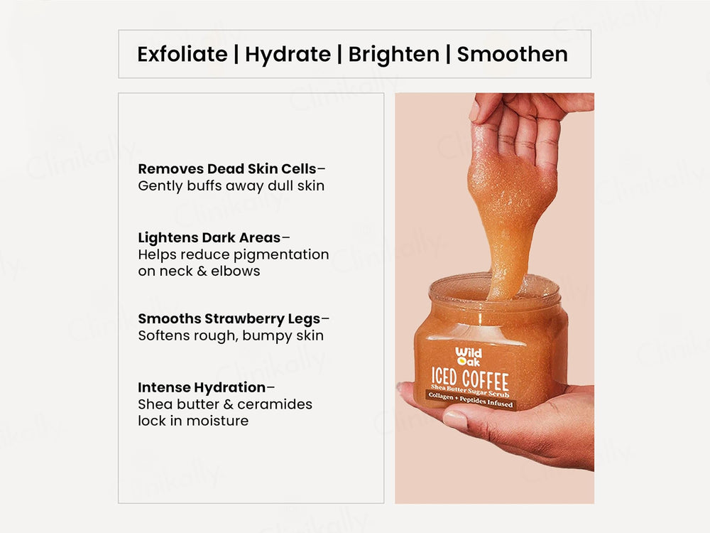 Wild Oak Iced Coffee Shea Butter Sugar Body Scrub