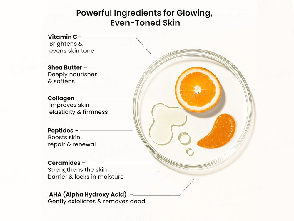 Wild Oak Vitamin C Shea Butter Sugar Body Scrub