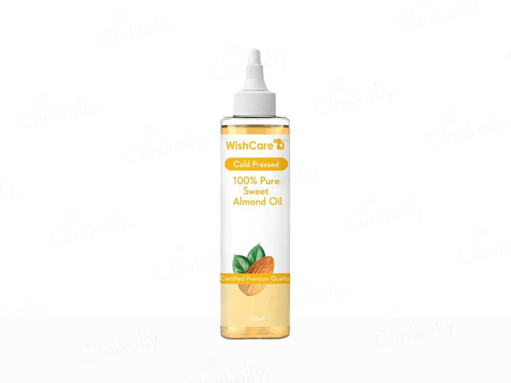 WishCare Cold Pressed 100% Pure Sweet Almond Oil