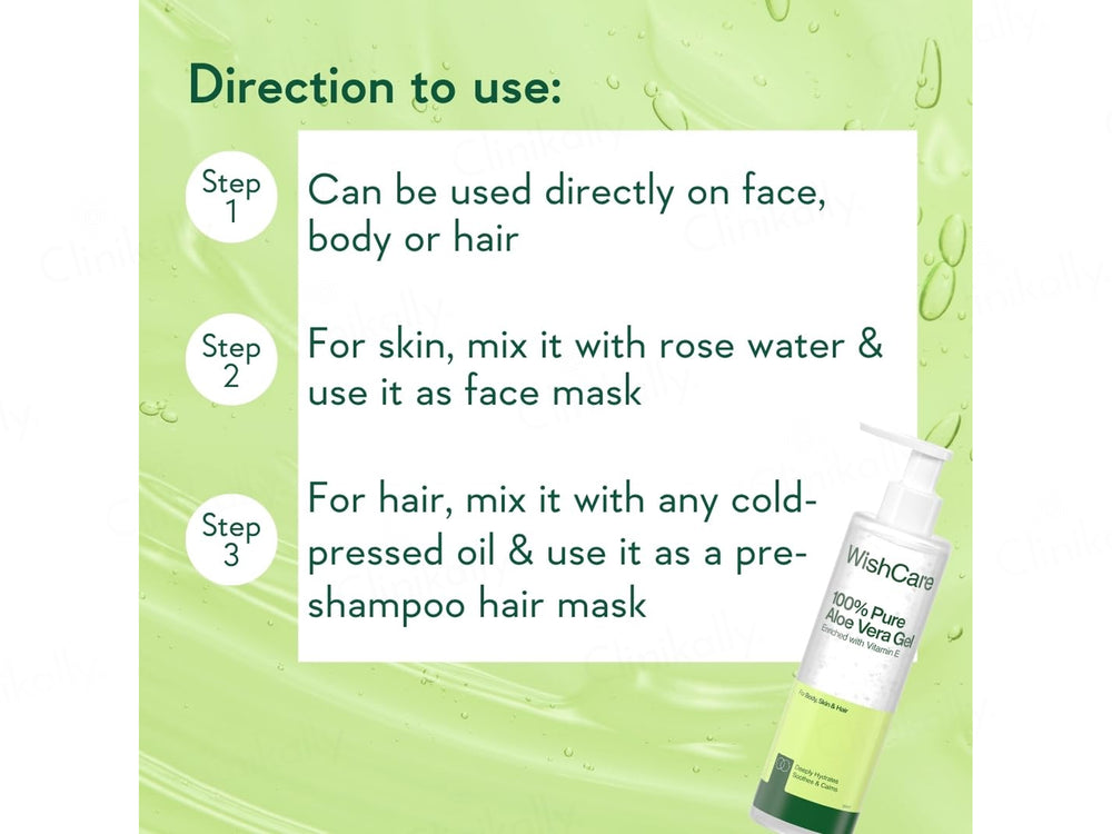 WishCare Pure & Natural Aloe Vera Gel