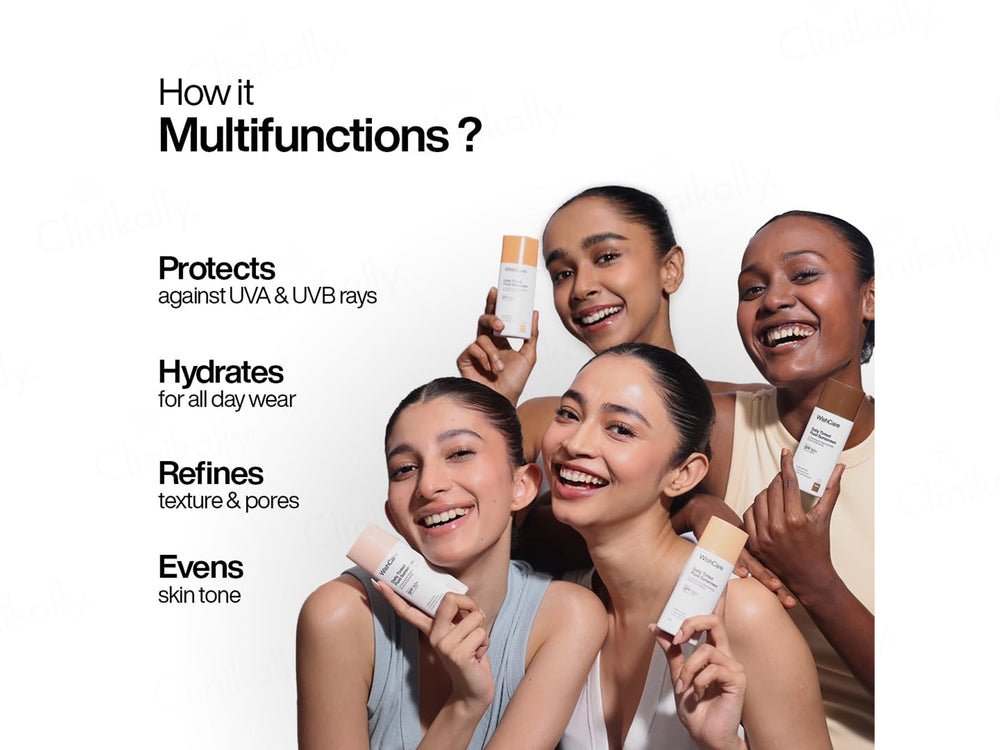 Wishcare Daily Tinted Fluid Sunscreen SPF 50+ PA++++