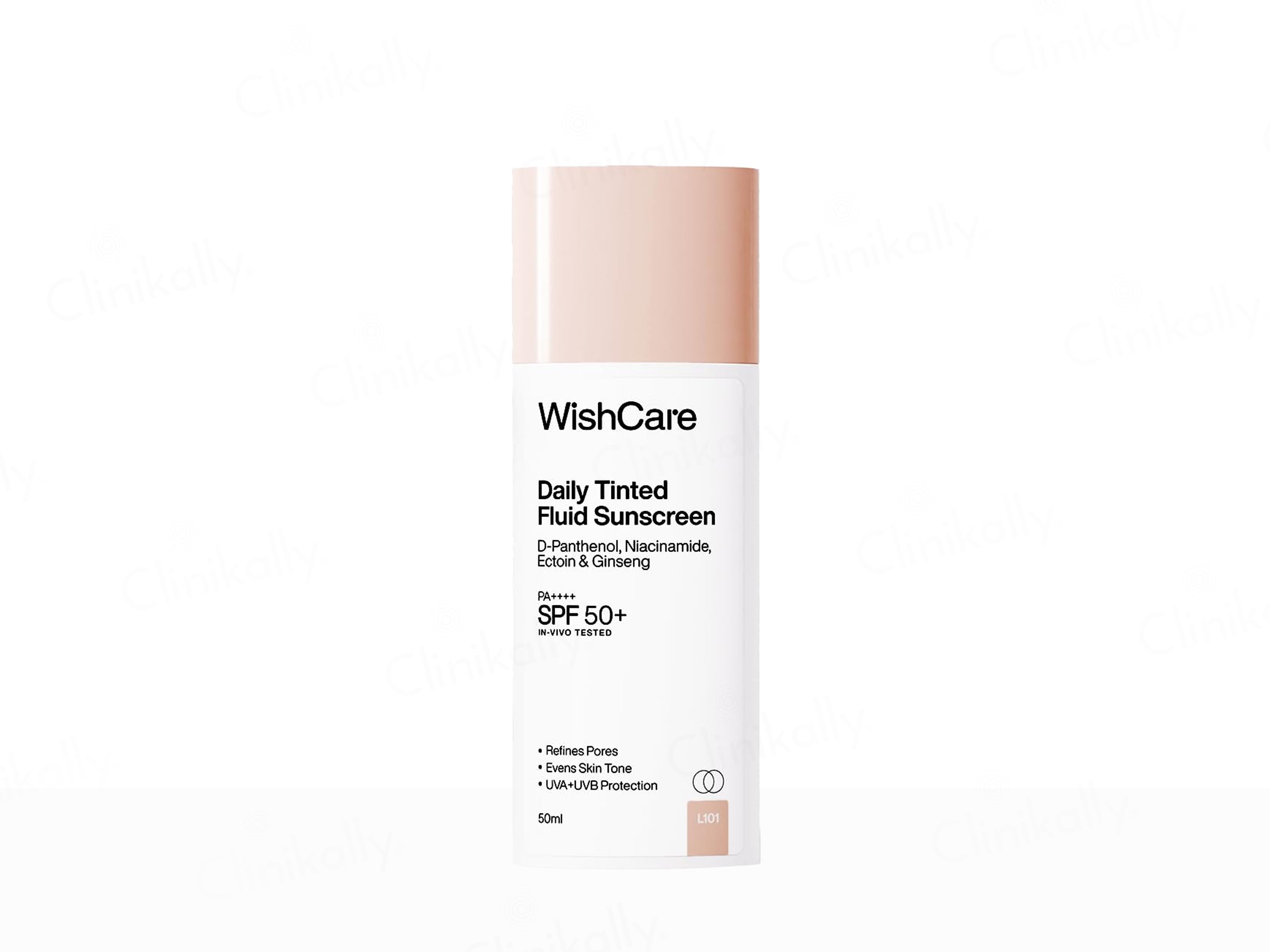 Wishcare Daily Tinted Fluid Sunscreen SPF 50+ PA++++