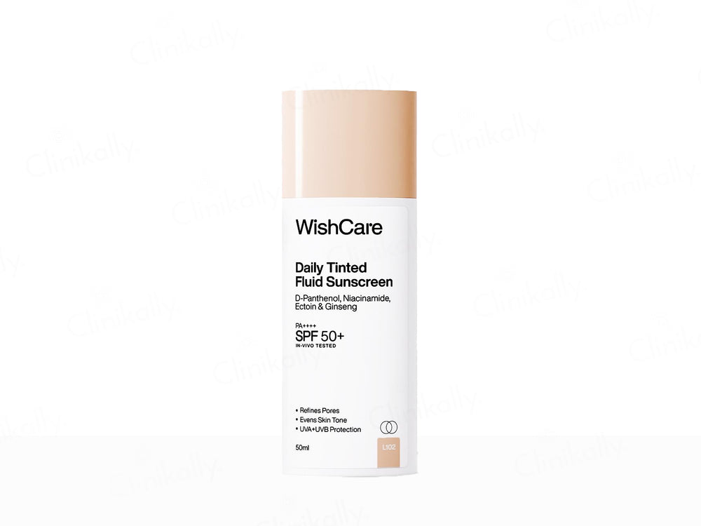 Wishcare Daily Tinted Fluid Sunscreen SPF 50+ PA++++