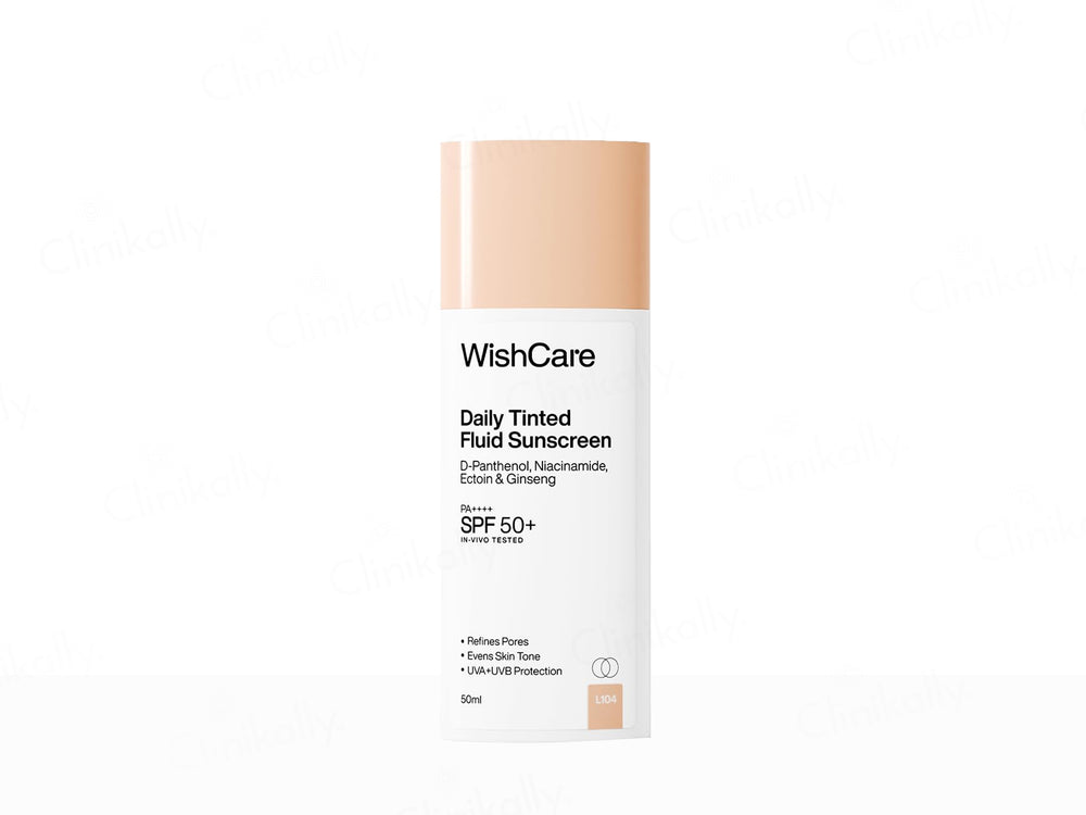 Wishcare Daily Tinted Fluid Sunscreen SPF 50+ PA++++