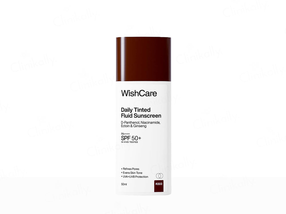 Wishcare Daily Tinted Fluid Sunscreen SPF 50+ PA++++