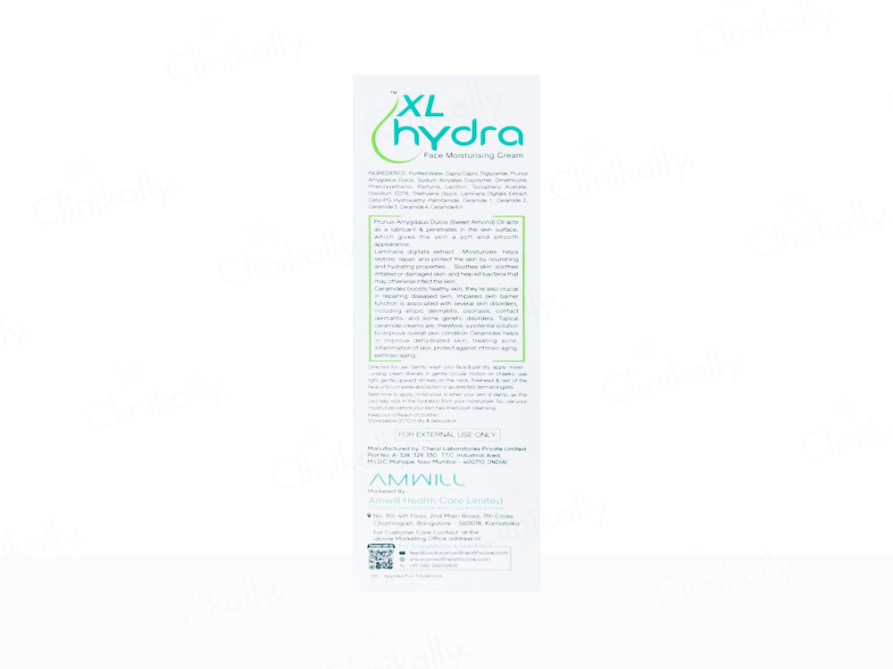 XL Hydra Face Moisturising Cream