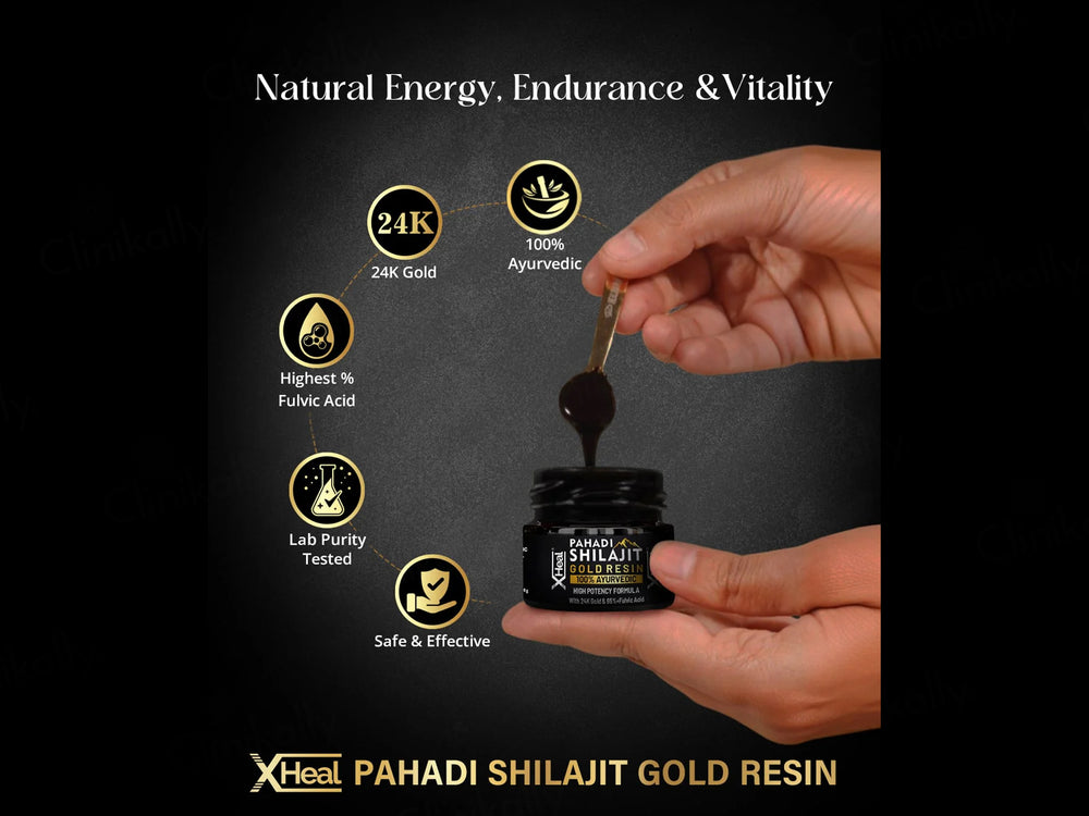 Xheal Pahadi Shilajit Gold Resin