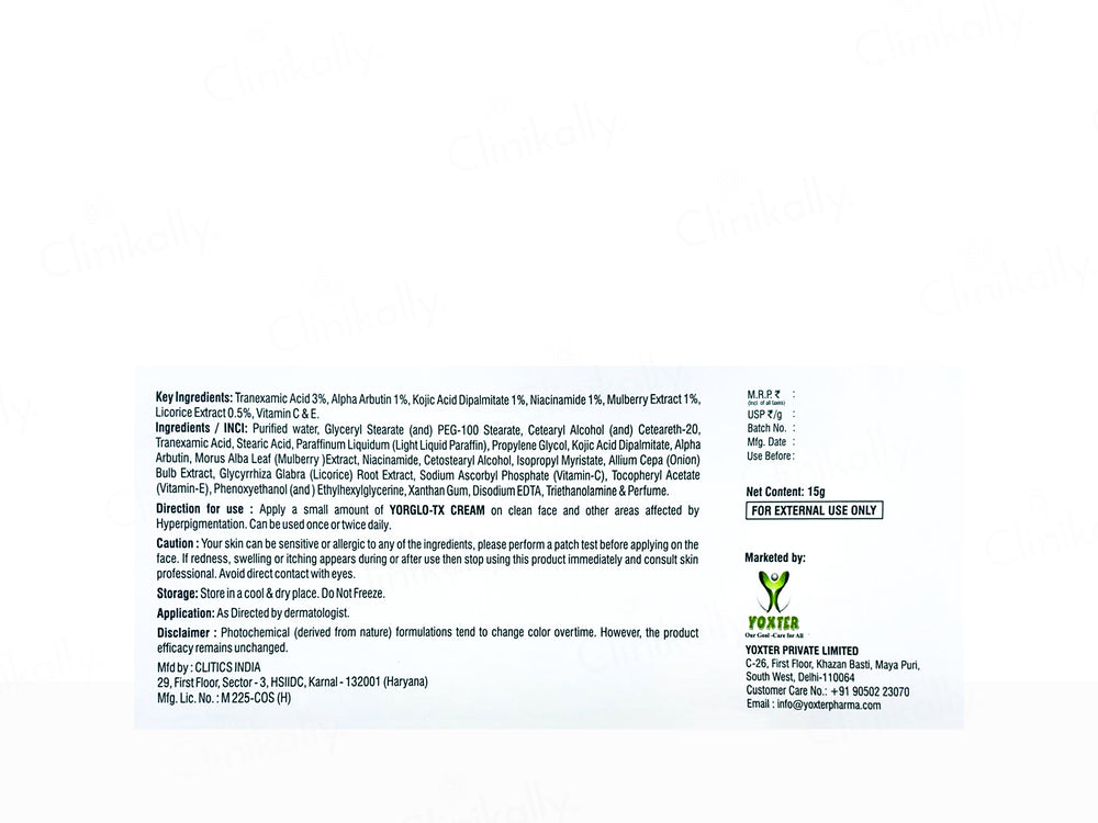 Yorglo TX Cream