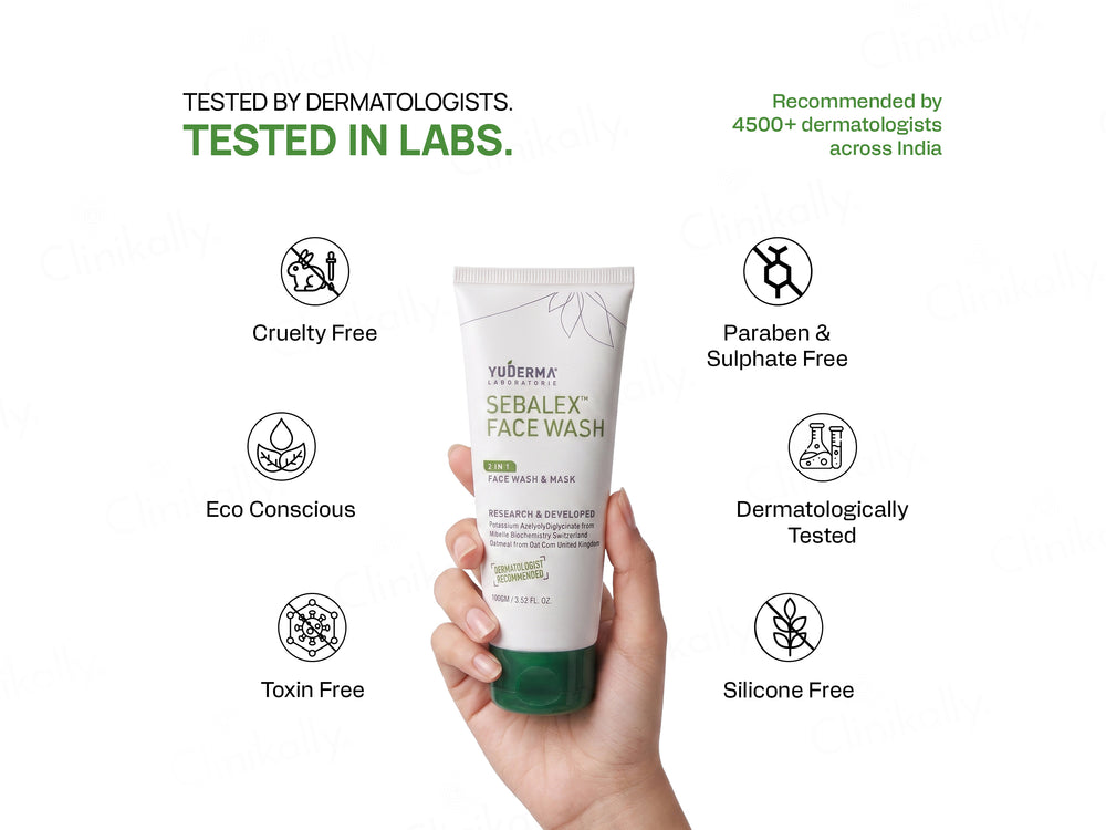 Yuderma Sebalex 2 in 1 Face Wash