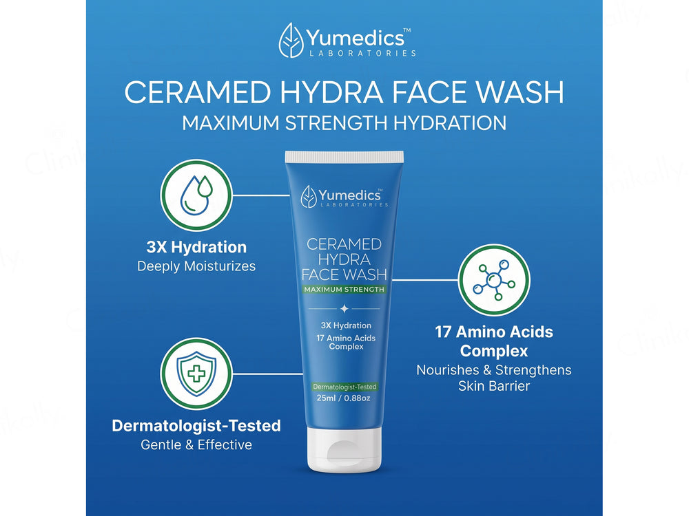 Yumedics Ceramed Hydra 3X Hydration Face Wash