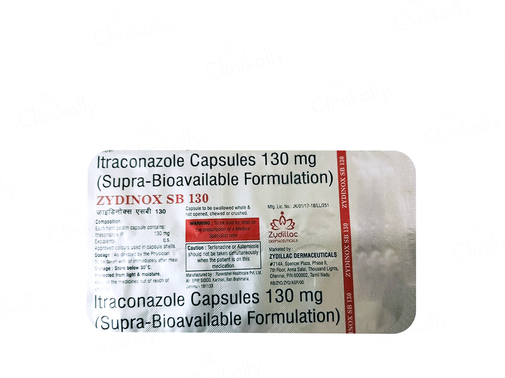 Zydinox SB 130 Capsule