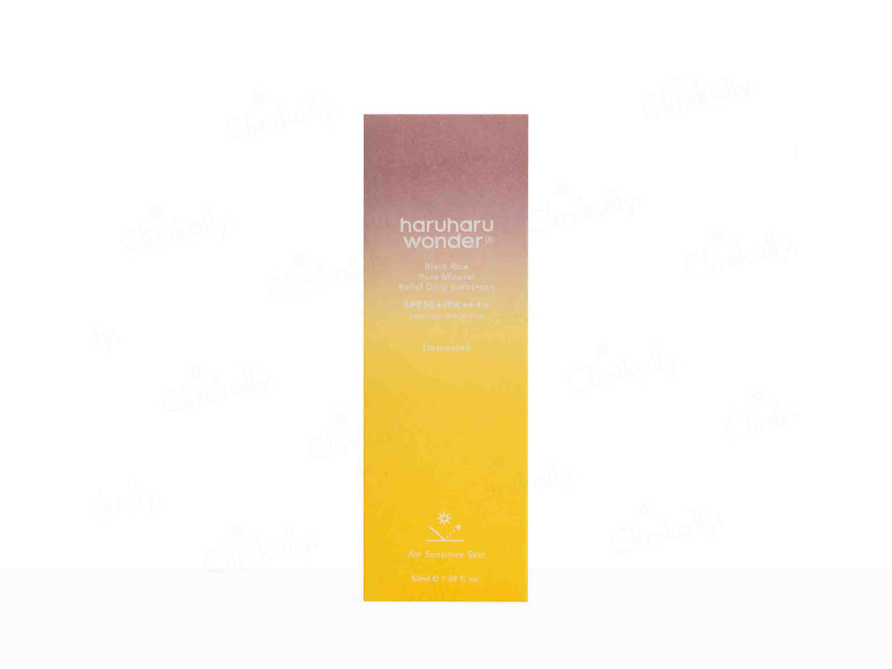 Haruharu Wonder Black Rice Pure Mineral Relief Daily Sunscreen SPF 50+/PA++++