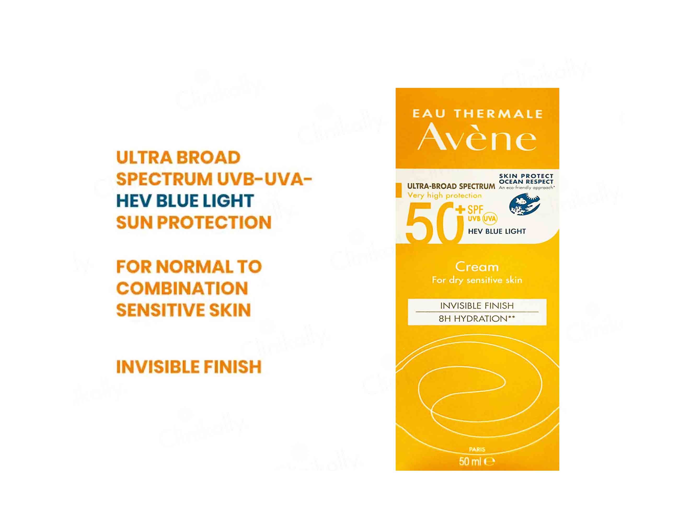 Avene Very High Protection Invisible Finish Sunscreen Cream SPF 50+