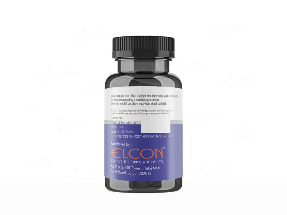 Elcon Omega-3 1000mg Soft Gelatin Capsule