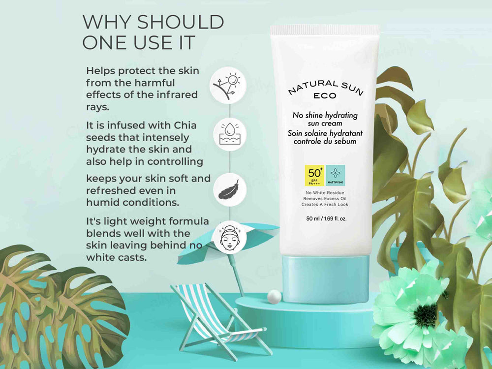 The Face Shop Natural Sun Eco No Shine Hydrating Sun Cream