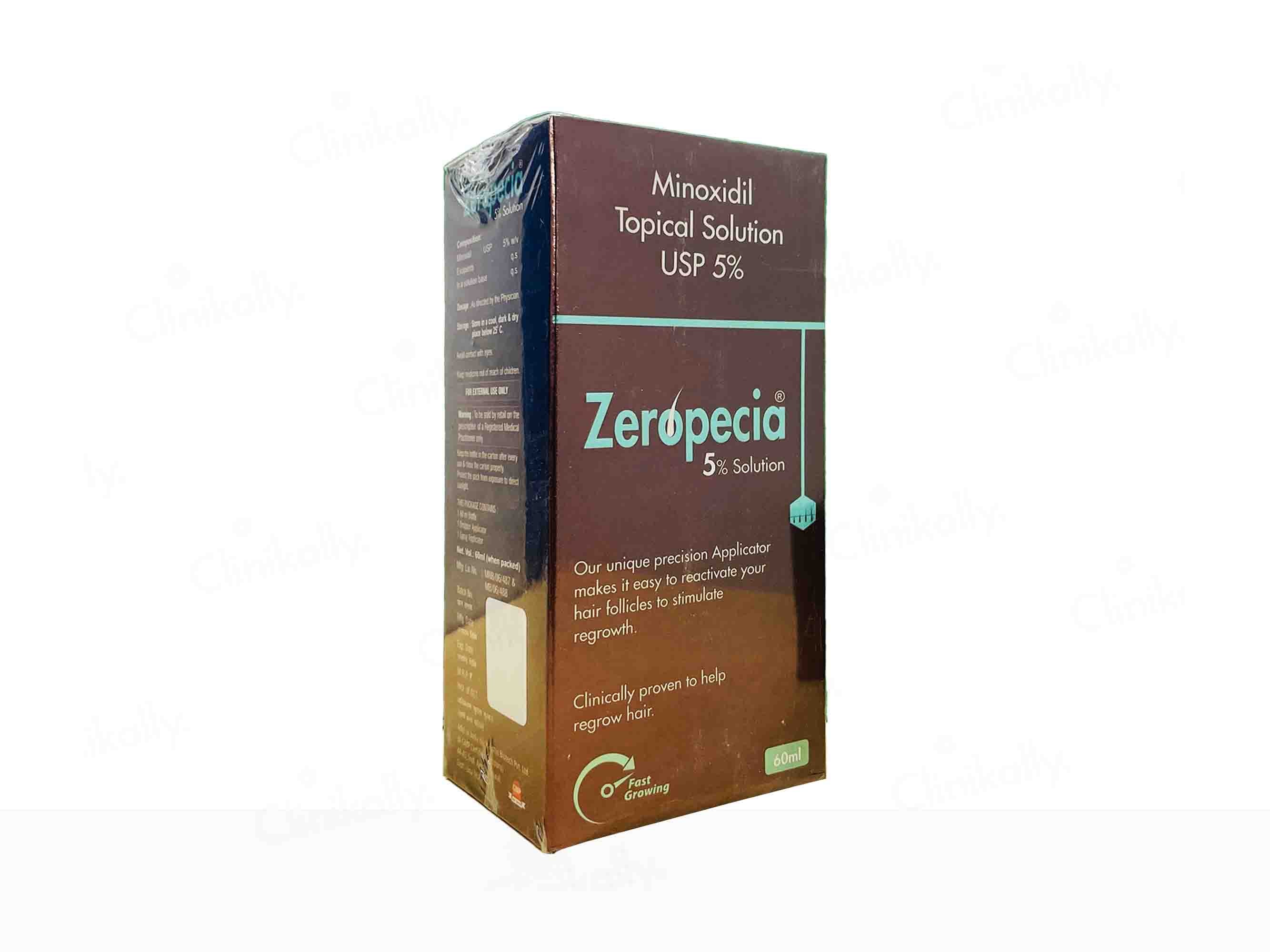 Zeropecia 5% Topical Solution - Clinikally