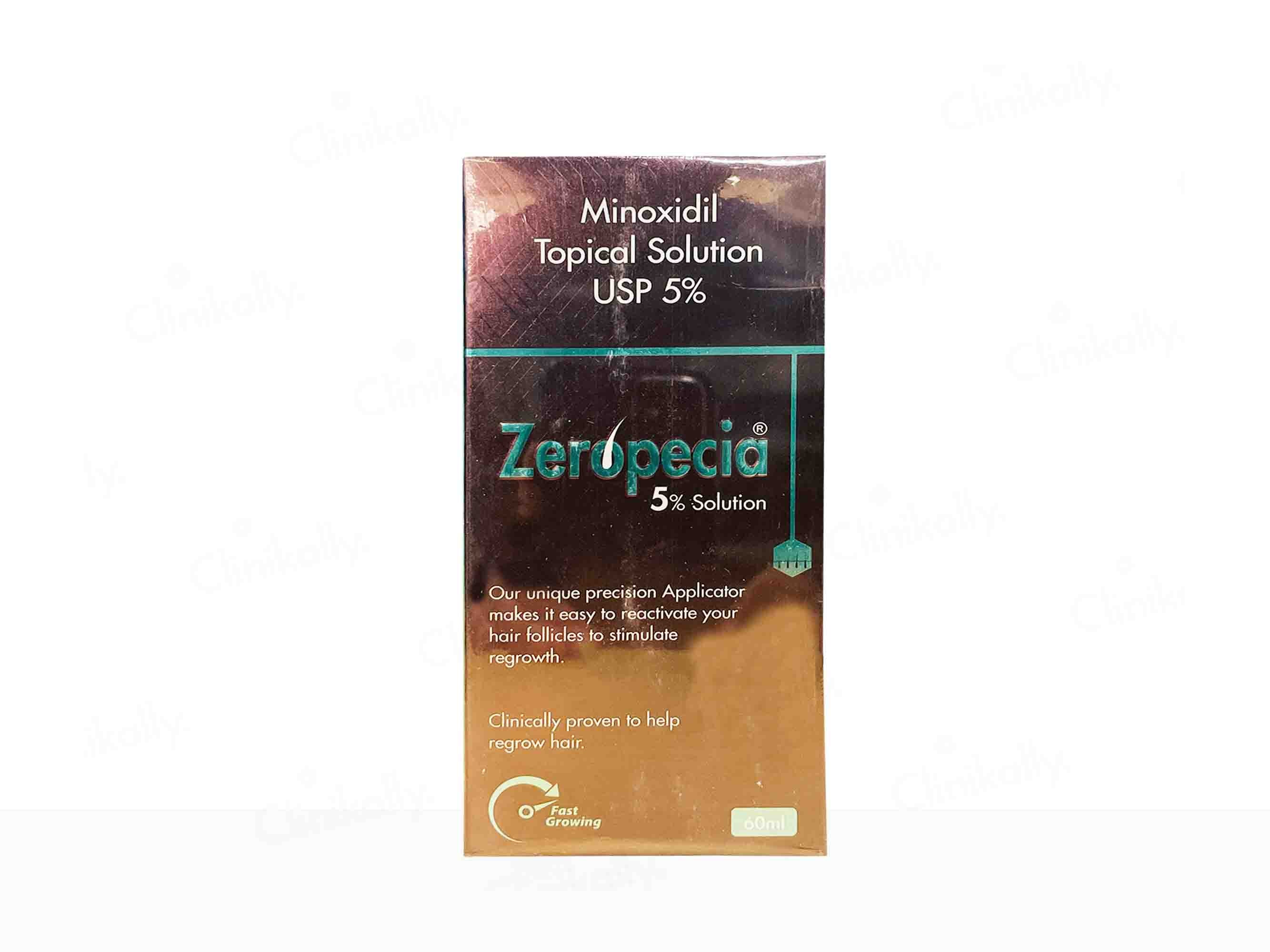 Zeropecia 5% Topical Solution - Clinikally