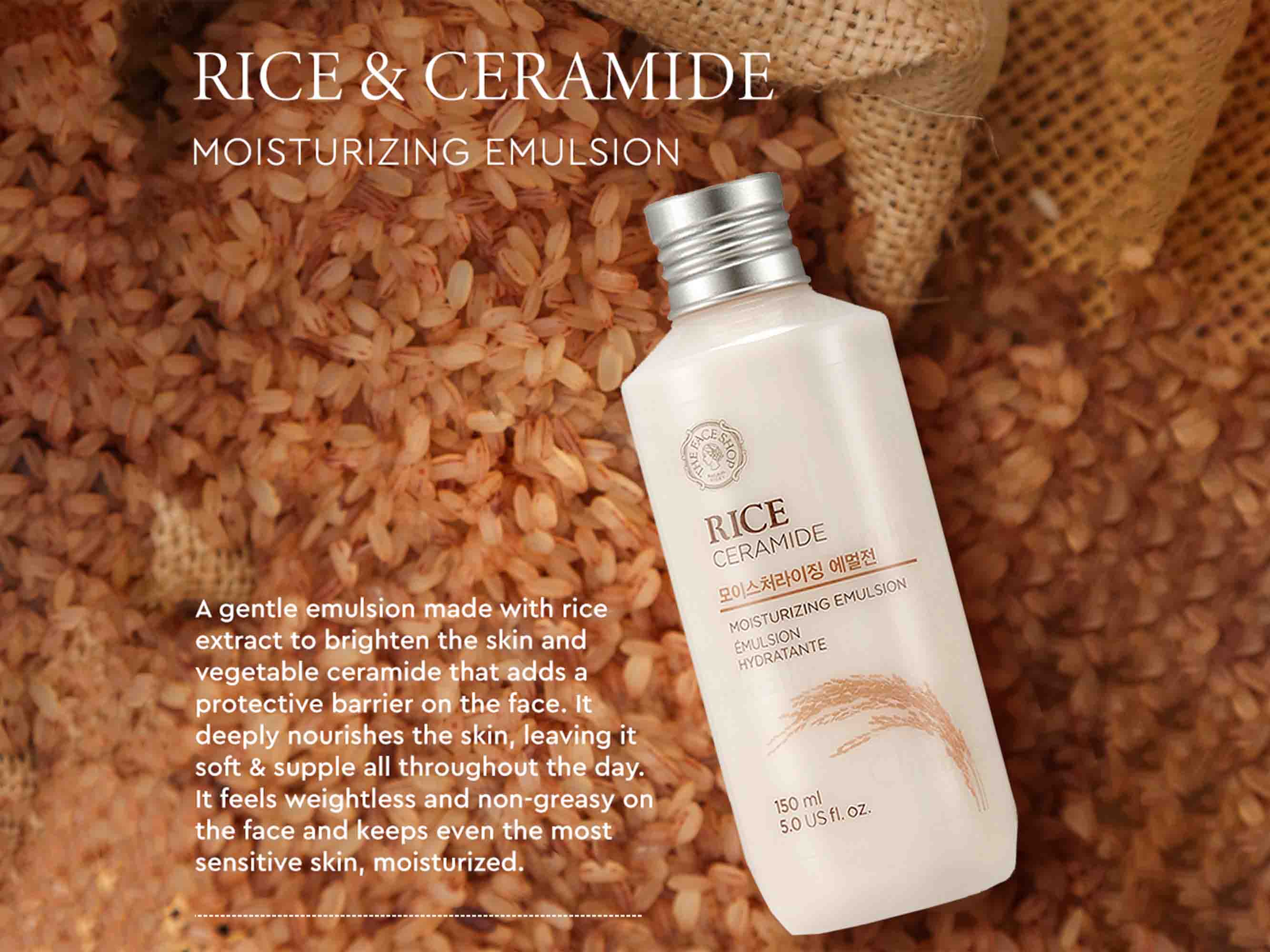 The Face Shop Rice & Ceramide Moisturizing Emulsion