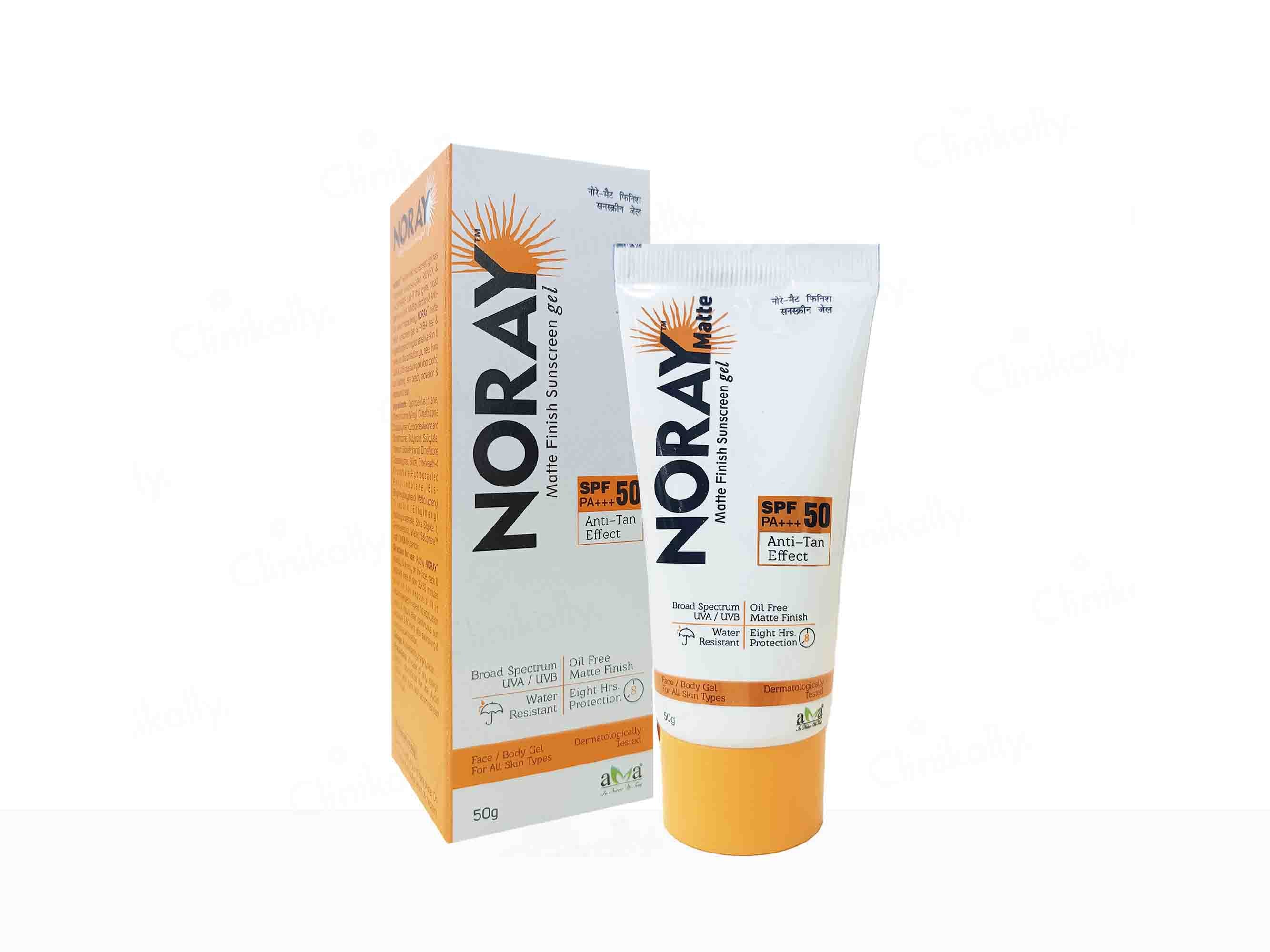 Vegetal Noray Matte Finish Sunscreen Gel SPF 50 PA+++