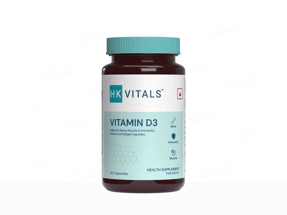 HK Vitals Vitamin D3 Soft Gelatin Capsule