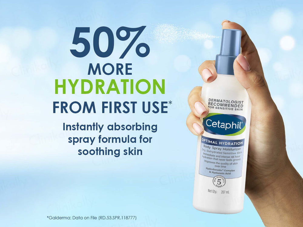 Cetaphil Optimal Hydration Body Spray Moisturizer