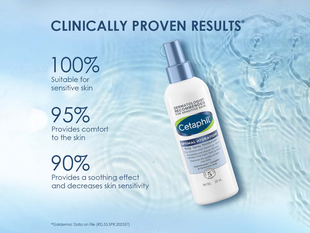Cetaphil Optimal Hydration Body Spray Moisturizer