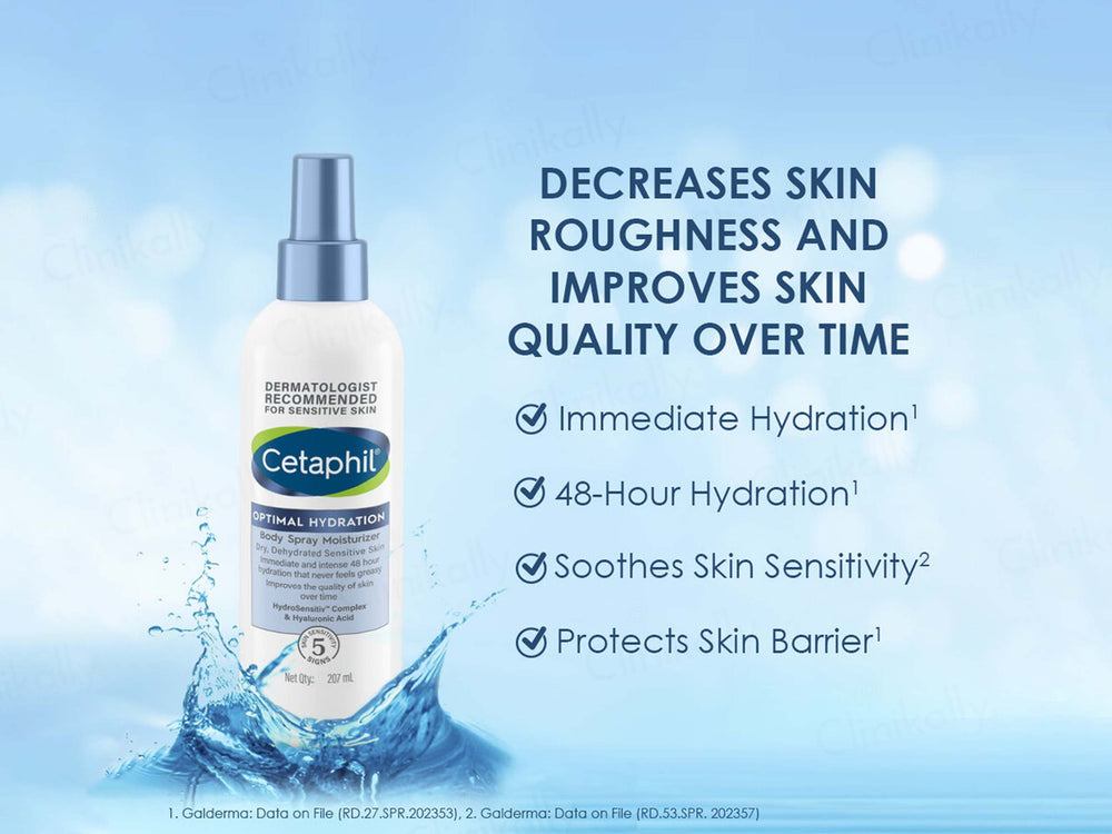 Cetaphil Optimal Hydration Body Spray Moisturizer