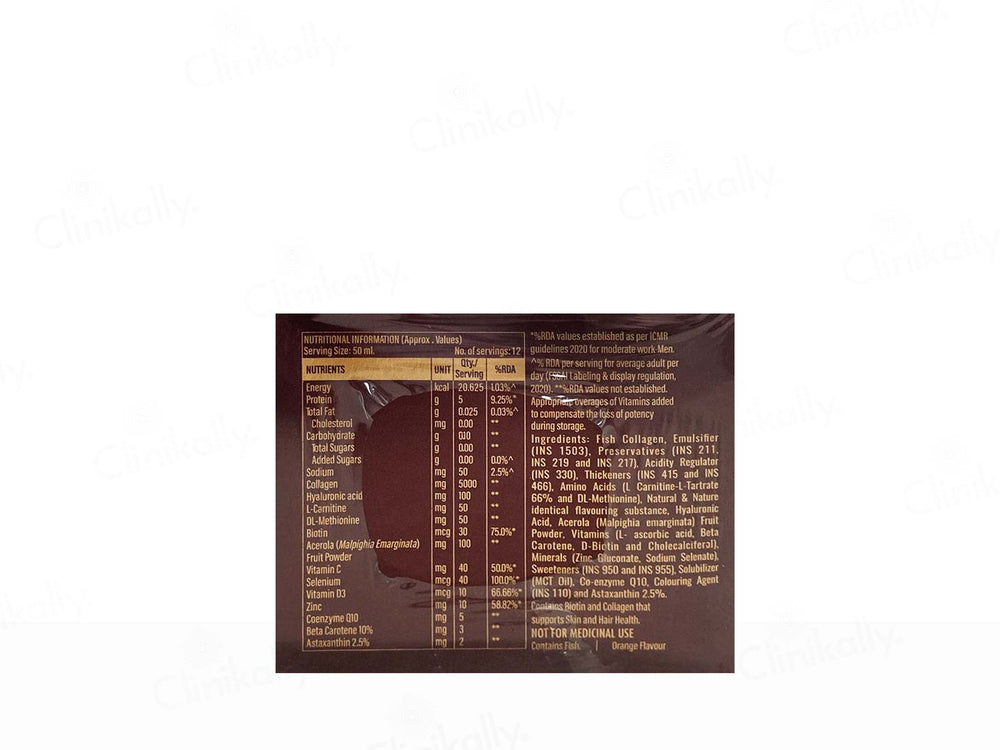 Elixio Hair & Skin Collagen Shots For Adults