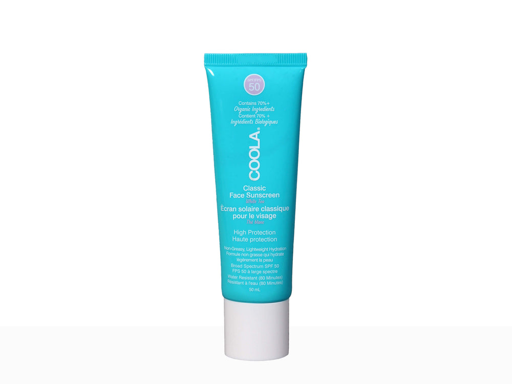 Coola Classic Face Sunscreen SPF 50 White Tea - Clinikally