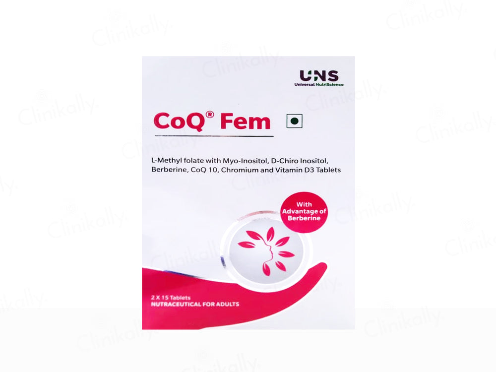 CoQ Fem Nutraceutical Tablet For Adult Women