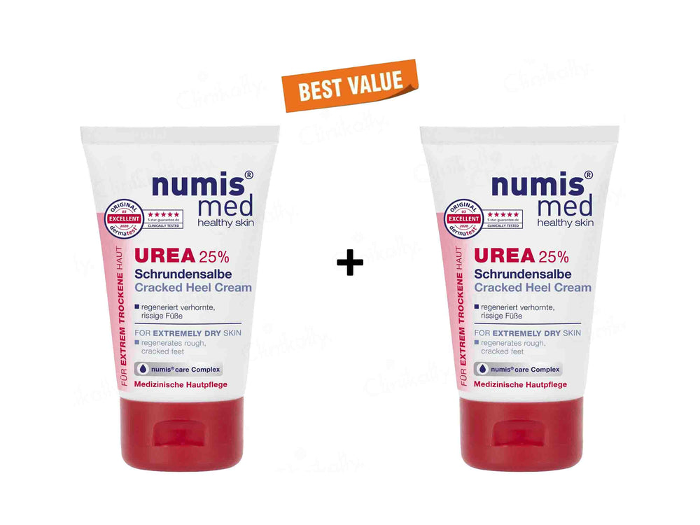 Numis Med Urea 25% Cracked Heel Cream For Extremely Dry Skin - Clinikally