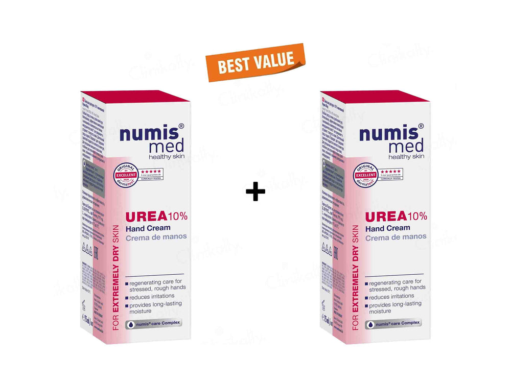 Numis Med Urea 10% Hand Cream For Extremely Dry Skin - Clinikally